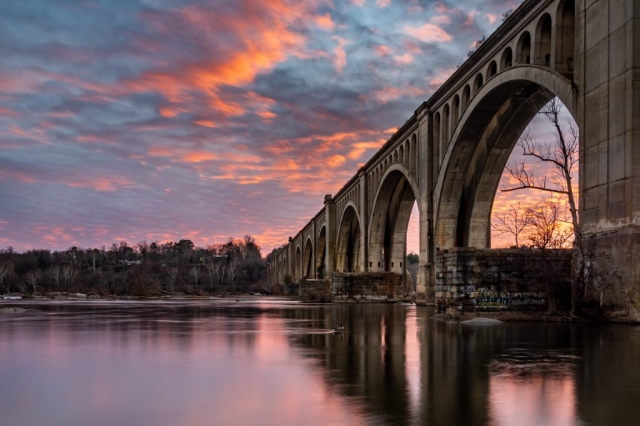 Winter Sunset on the James by Yung-Han Chang (Richmond)