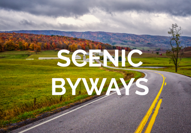 Scenic road through Highland County